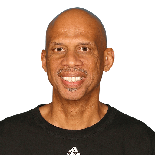 Authentic square portrait photograph of Kareem Abdul-Jabbar