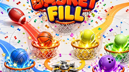Basket Fill : Ball Puzzle browser game