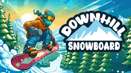 Downhill Snowboard browser game