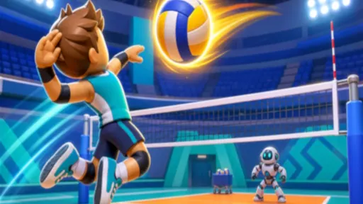 Funny Volleyball browser game