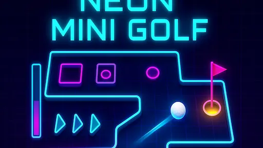 Neon Mini Golf gameplay preview