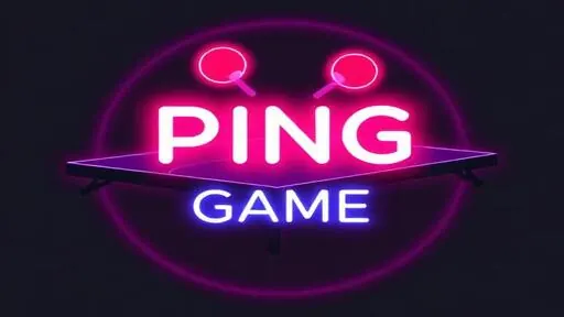 Neon Ping Pong browser game