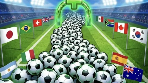 WorldCup Ball Crowd browser game